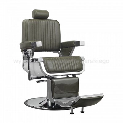 Italpro Fotel barberski BARBER zielony w 48h